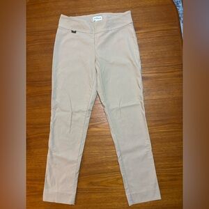 Peck & Peck women’s Beige Straight-Leg Pants - size 12